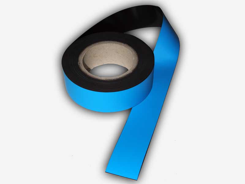 Magnetband blau 40 mm breit x 10 lfm