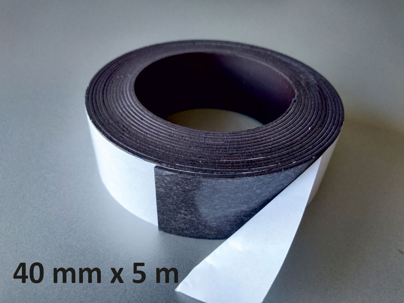 Magnetband selbstklebend 40 mm breit